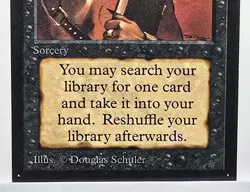 Magic The Gathering Demonic Tutor 1993 International Collectors Edition - Image 3