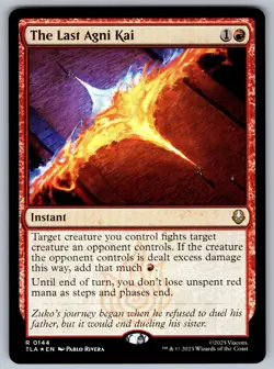 MTG The Last Agni Kai Avatar: The Last Airbender #144 TLA [FOIL] - Image 1