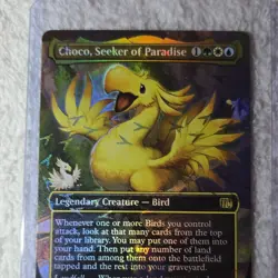 Magic: The Gathering Choco, Seeker of Paradise Legendary Creature FFX Holo Foil - Image 1