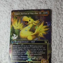 Magic: The Gathering Choco, Seeker of Paradise Legendary Creature FFX Holo Foil - Image 4