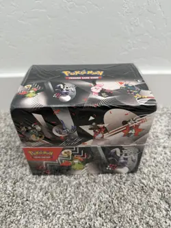 Pokemon TCG Black Bolt White Flare Unova Mini Tin Display Box (8 Tins) SEALED - Image 1
