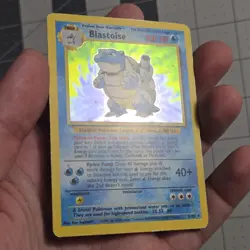 Red Dot Error Blastoise Misprint Base Set Holo 2/102 Pokemon Card - Image 4