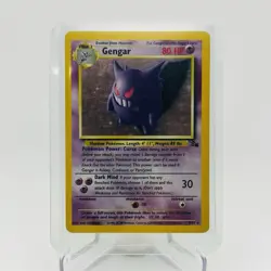 Gengar 5/62 Holo Rare LP Pokemon TCG Fossil WOTC LP - Image 1