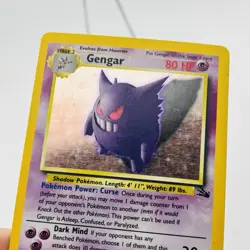 Gengar 5/62 Holo Rare LP Pokemon TCG Fossil WOTC LP - Image 3