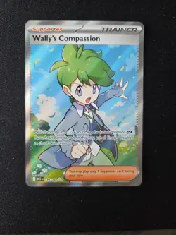 Wally's Compassion 176/132 Full Art Ultra Rare - Pokemon TCG: Mega Evolution NM - Image 1