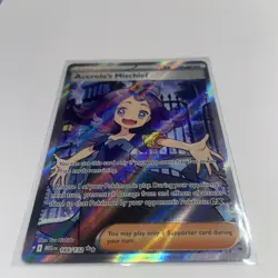 ACEROLA’S MISCHIEF SECRET RARE HOLO POKEMON MEGA EVOLUTIONS NM 165/132 - Image 1