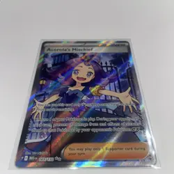 ACEROLA’S MISCHIEF SECRET RARE HOLO POKEMON MEGA EVOLUTIONS NM 165/132 - Image 2
