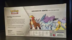 Pokemon TCG Legends of Johto Pin Collection Box Sealed - Image 2