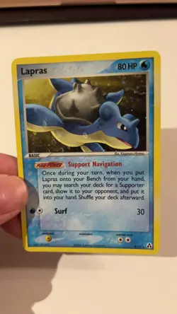 Pokemon Trading Card TCG Lapras 8/92 - EX Legend Maker 2006 - Image 2