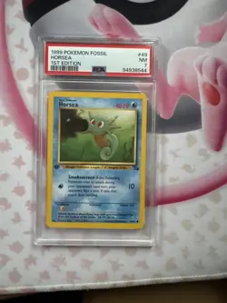 Pokemon 1999 Horses Fossil 1st Edition PSA 7 - Image 1