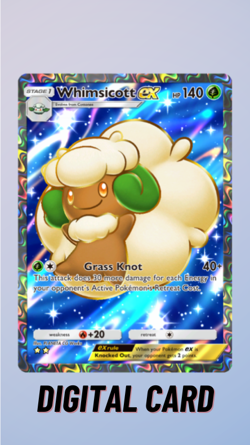 Whimsicott EX Full Art Mega Rising Pokemon TCG Pocket 2 Star ⭐⭐(English) - Image 1