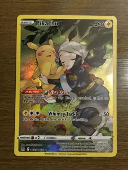 Pikachu TG05/TG30 Trainer Gallery Holo Rare - Sword & Shield Lost Origin(SWSH11) - Image 1