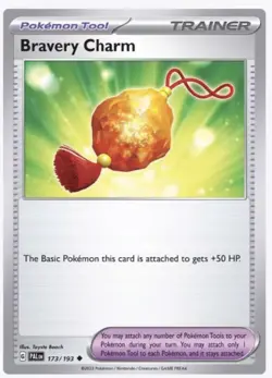 Bravery Charm - SV02: Paldea Evolved 173/193 - Uncommon - NM Pokemon TCG - Image 1