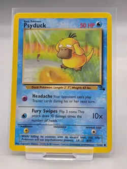 Pokemon TCG Psyduck 53/62 Fossil Set WOTC 1999 - Image 1