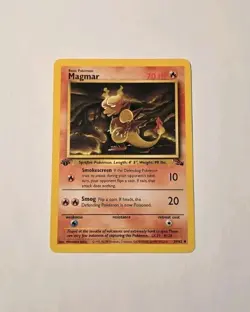 Pokemon Magmar 39/62 1st Edition Fossil LP - Image 1
