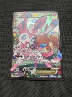 Sylveon EX RC32/RC32 Full Art Holo Pokemon TCG Generations Radiant Collection - Image 2