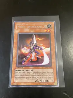 Yu-Gi-Oh! TCG, Mystic Swordsman LV2, 1st edition, RARE, SOD-EN011 - Image 1
