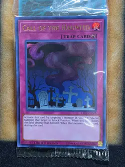 Yugioh Call Of The Haunted LART-EN009 Ultra Rare Lost Art Promo SEALED - Image 1