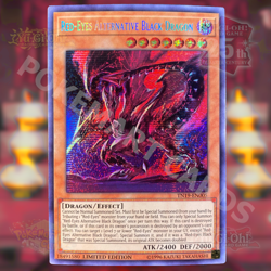 Yugioh Red-Eyes Alternative Black Dragon Prismatic Secret Rare TN19-EN005 NM - Image 1