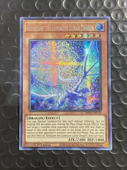 YuGiOh Seleglare the Luminous Lunar Dragon MP21-EN159 Secret Rare 1st Edition NM - Image 1