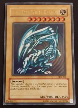 Yu-Gi-Oh! TCG Blue-Eyes White Dragon SDK-001 Ultra Rare Hp - Image 1