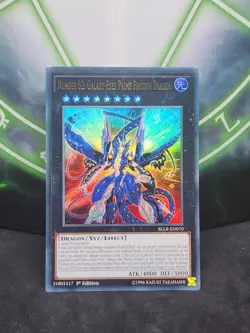 Yugioh Number 62: Galaxy-Eyes Prime Photon Dragon BLLR-EN070 Ultra Rare 1st NM - Image 1
