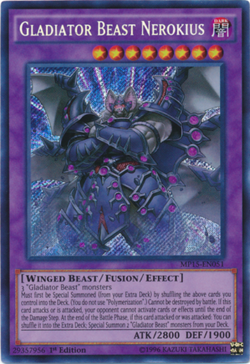 Gladiator Beast Nerokius - MP15-EN051 - Secret Rare 1st NM - Yugioh - Image 1