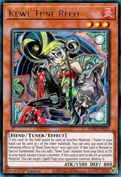 Yugioh! Kewl Tune Reco PHRE-EN033 Ultra Rare 1st Edition Near Mint - Image 1