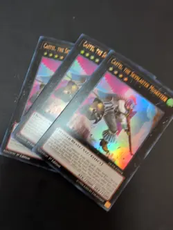 YUGIOH! 3X Castel, the Skyblaster Musketeer DUDE-EN018 ULTRA RARE NM - Image 1