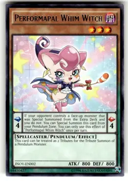 Performapal Whim Witch INOV-EN002 Invasion: Vengeance Unlimited - Image 1