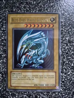 Yu-gi-oh Blue Eyes White Dragon Sdk-001 Unlimited Near Mint Condition - Image 2