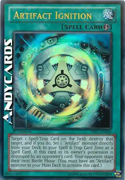 ARTIFACT IGNITION • (Artefatto Accensione) • Ultra R • PRIO EN060 • 1Ed • Yugioh - Image 1