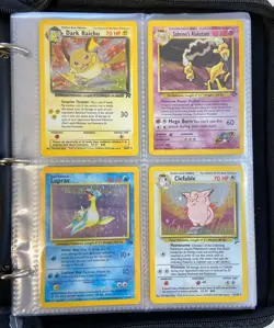 Pokemon Cards VINTAGE Collection Binder - Rare Holos, First Edition, WOTC 1999 - Image 2