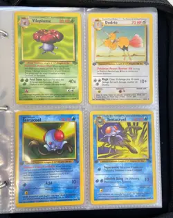 Pokemon Cards VINTAGE Collection Binder - Rare Holos, First Edition, WOTC 1999 - Image 5