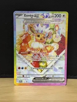 Prismatic Evolutions Eevee EX 174 Promo Card Super Premium Collection - Image 1