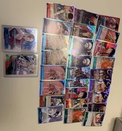 One Piece tcg Card Game 500 Card Lot Mostly OP1 And ST01-ST04 - Image 1