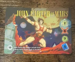 John Carter of Mars 502F Alternate Art Rare Foil Character Card OverPower ERB/WL - Image 1