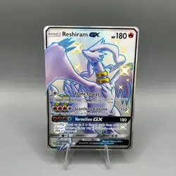 Pokemon TCG Reshiram GX SV51/SV94 Hidden Fates Shiny Vault Holo Rare Card NM - Image 1