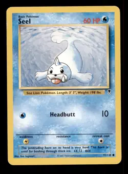 2X Pokemon Card WOTC Seel Legendary Collection 92/110 MODERATELY PLAYED Common!! - Image 1