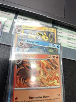 Pokemon Eeveelution Card Lot, Prismatic - Image 5