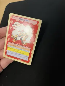 Arcanine Topsun PL Vintage Japanese Non-Holo Rare 1997 Pokemon Cards Green Back - Image 4