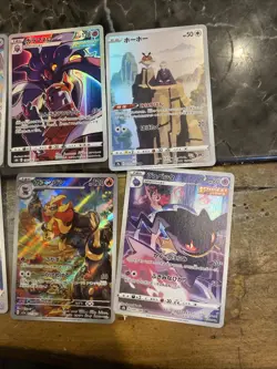 6 Full Art Japanese Pokemon Cards Rare Holo - Image 2