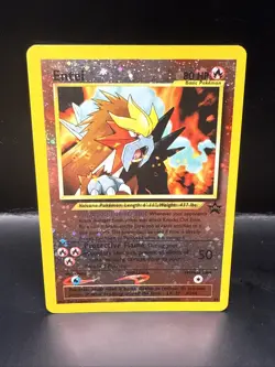 Pokemon Card - Entei #34 Black Star WOTC Movie Promo Reverse Holo D - Image 1