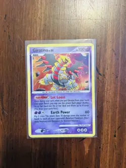 Pokemon Giratina TCG Platinum 9/127 Reverse Holo Rare Card - Image 1