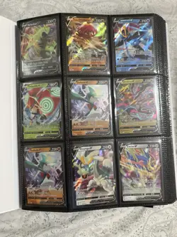 396 Pokemon MIX CARD LOT in Black Bolt Binder - Image 2