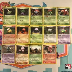 Yuka Morri Art Pokemon Card Lot 1 - 14 Cards TCG Ex Era - Image 1
