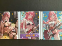 Peach Party - Trifold Card - Goddess Story - Fold Anime Bikini - Rare! Hitori - Image 2
