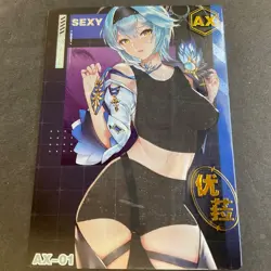 Peach Party AX Card - Goddess Story - Thermal Card - Anime Bikini - Rare AX-01 - Image 1