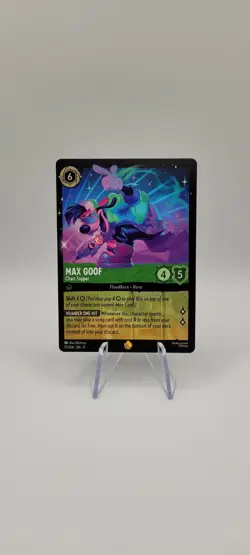 Disney Lorcana TCG: Max Goof - Chart Topper 77/204 Fabled Regular Card NM - Image 1