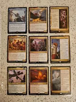Magic the Gathering - 9 Card Lot. All Cards Are Rare Or Mythic Rares! - Image 1